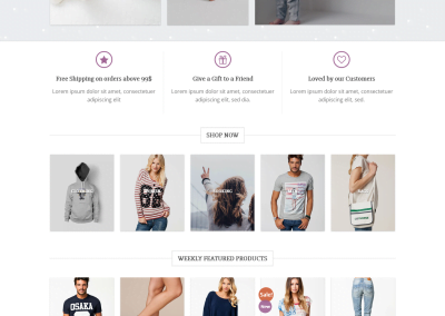 Cute Shop – Flatsome Woocommerce website design