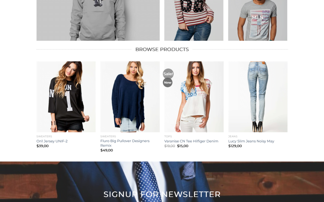 Fashion – Flatsome Woocommerce website design