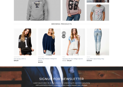 Fashion – Flatsome Woocommerce website design