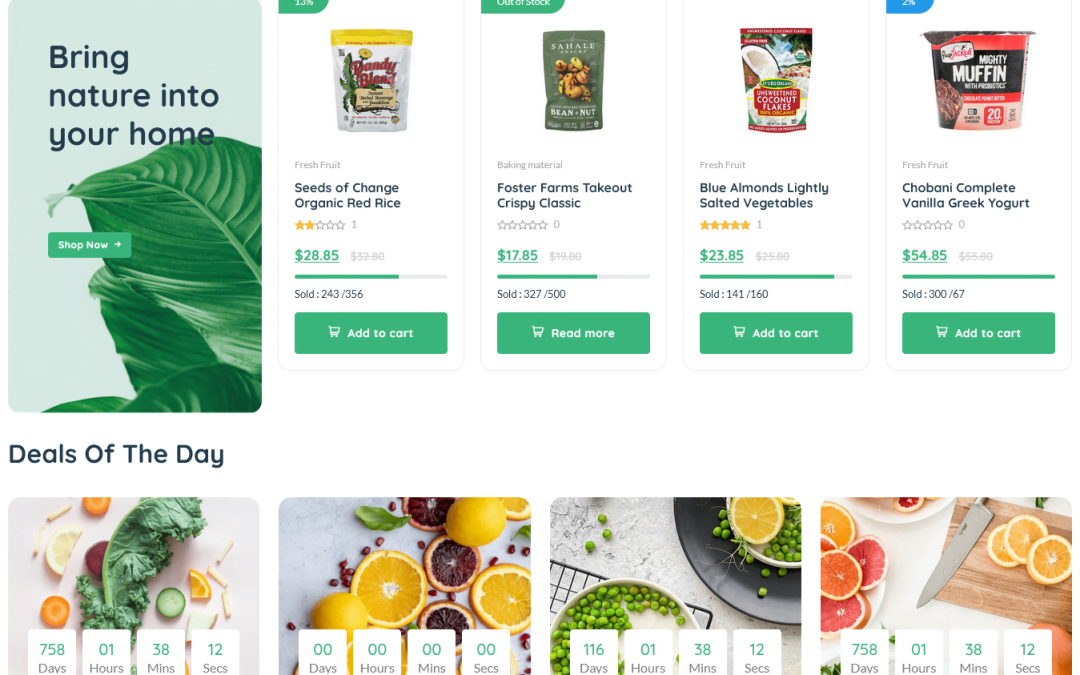 Woocommerce Website design Nest