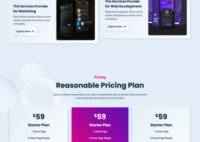 Portfolio/Resume Landing Page design